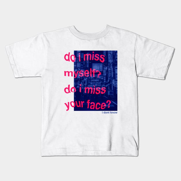 DO I MISS? (BTS) Kids T-Shirt by goldiecloset